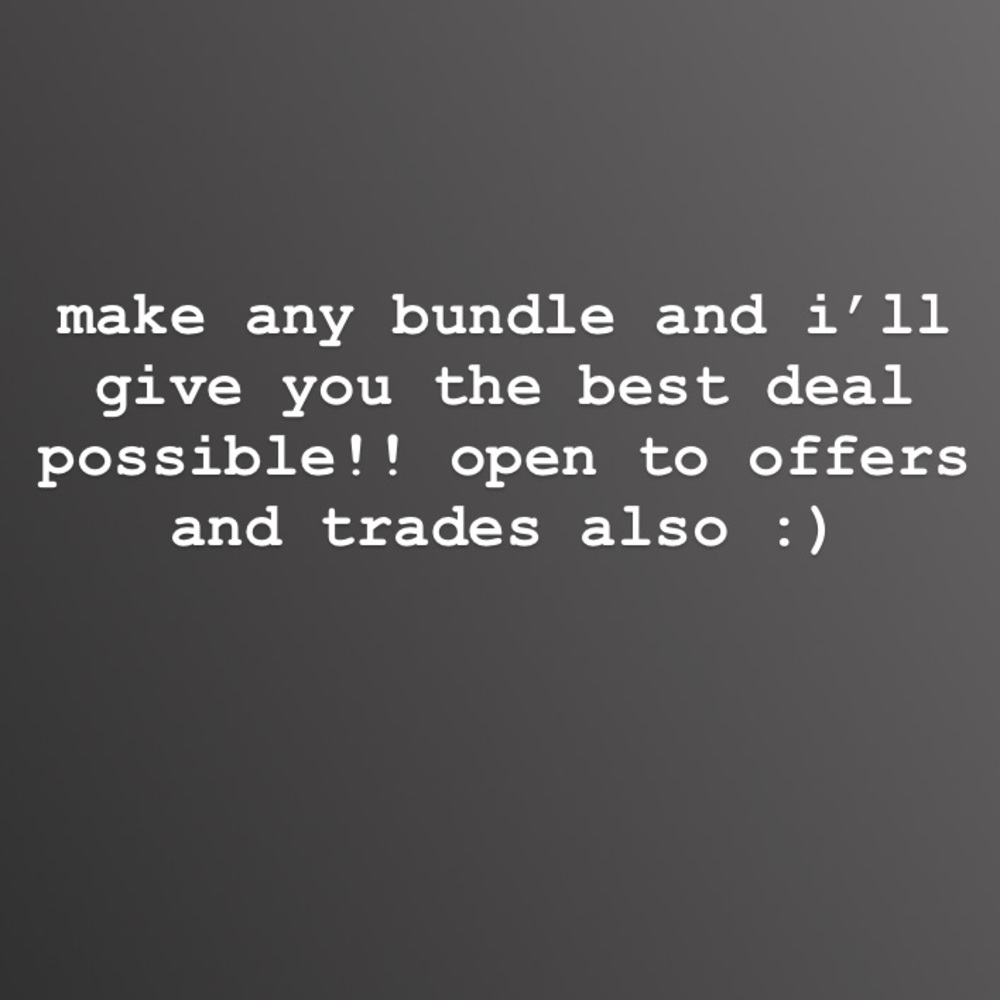BUNDLE/ SELLING DEALS